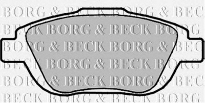 BORG & BECK bbp2096 -  Комплект тормозных колодок, дисковый тормоз